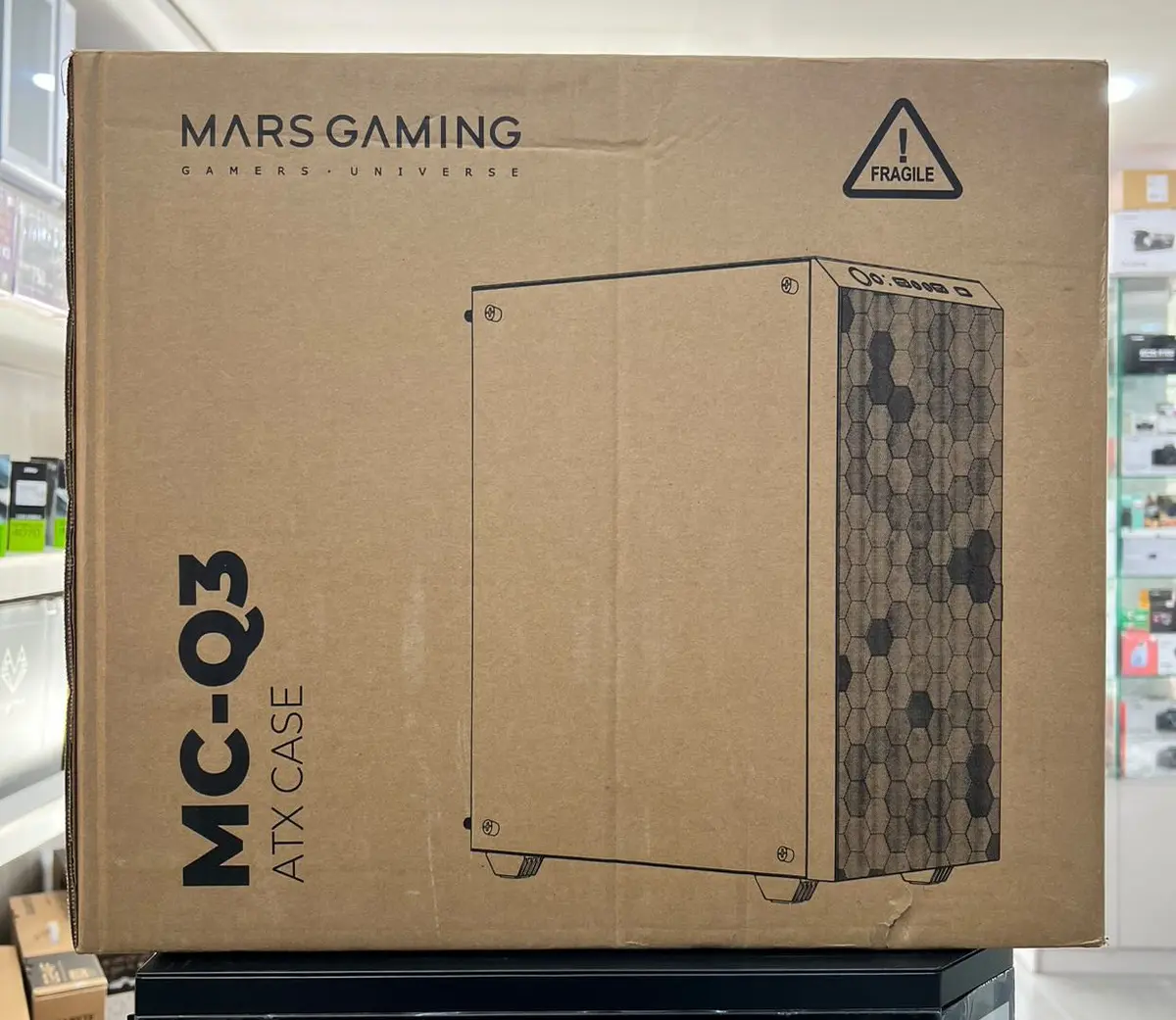 MARS GAMING MC-Q3 – BOITIER ATX -1 FAN – VERRE TREMPÉ – USB 3.0 – MICRO & MINI ATX – BLACK