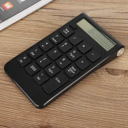 PROTECH – PAVÉ NUMÉRIQUE SANS FIL – 2.4GHZ + BLUETOOTH – BATTERIE RECHARGEABLE – COMPACT – SILENCIEUX – BLACK