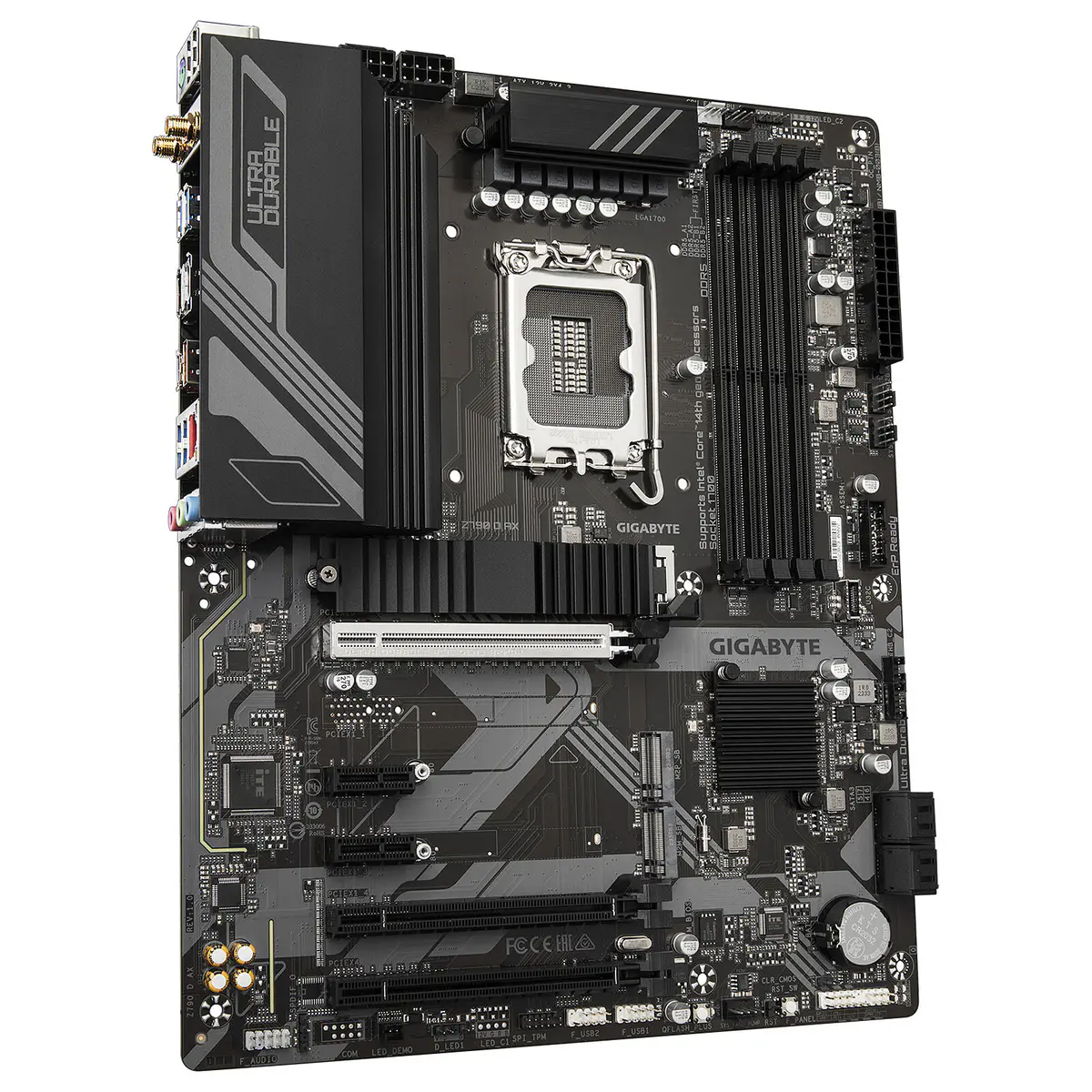 GIGABYTE Z790 D AX – CARTE MÈRE ATX – SOCKET LGA 1700 – 4 x DDR5 – 1 x PCIe 5.0 X16 – 3 x M.2 PCIe 4.0 NVMe – WIFI 6E – BT 5.3 – LAN 2.5GBE – BLACK