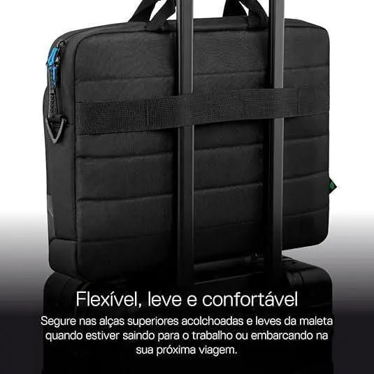 CARTABLE DELL ECOLOOP PRO SLIM BRIEFCASE – AI0414 – 15,6″ – NYLEX – LAPTOP & DOCUMENTS – NOIR
