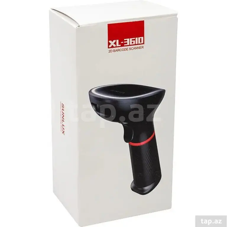 HENEX XL-3610 – DOUCHETTE CODE À BARRE 1D & 2D – USB – SCANNING SPEED – 60FPS – PLUG & PLAY – BLACK