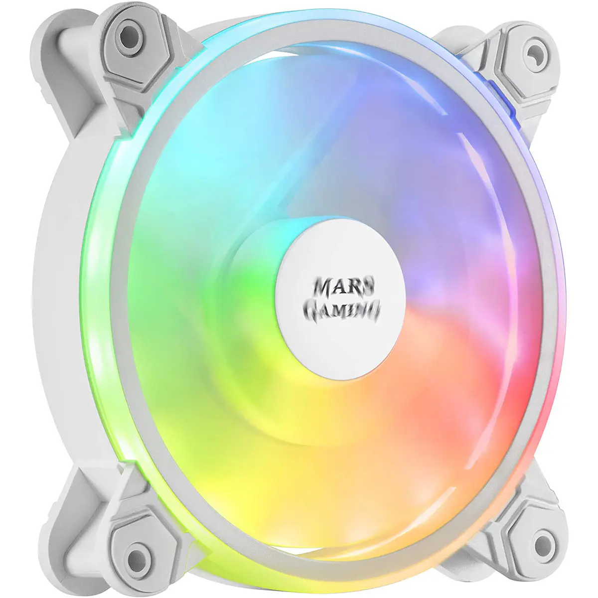 MARS GAMING MFX RGB MFXW 120MM – VENTILATEUR BOÎTIER PC RGB – ULTRA SILENCIEUX – SIMPLE ET RAPIDE – BLACK