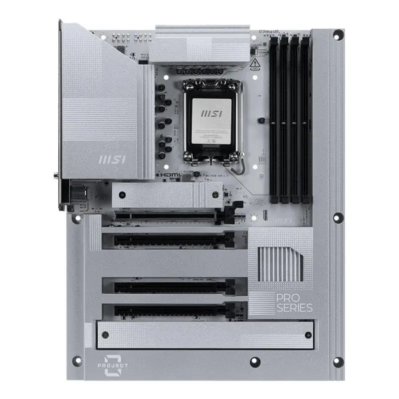MSI PRO Z890-S WIFI PZ – CARTE MÈRE ATX – SOCKET LGA 1851 – 4 x DDR5 – M.2 PCIe 5.0 – PCIe 5.0 – WIFI 7 – LAN 2.5GbE – BLACK
