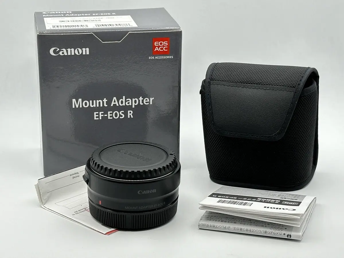 CANON MOUNT ADAPTER EF-EOS R – ADAPTATEUR OBJECTIF POUR EOS R – CMOS – 30.3 MP – 105MM – BLACK