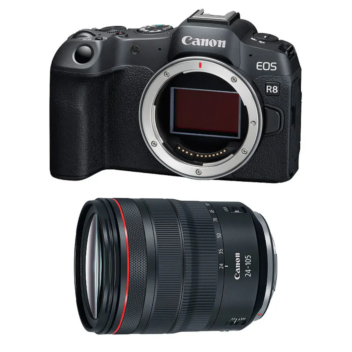 CANON EOS R8 – APPAREIL PHOTO HYBRIDE 4K UHD + OBJECTIF RF 24-105MM – F4-7.1 IS STM – 24,2 MPXL