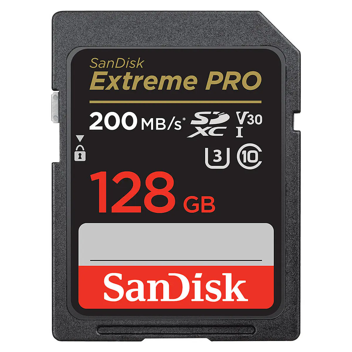 SANDISK EXTREME PRO 128GB – CARTE MÉMOIRE MSDXC UHS-I – JUSQU’À 200 MO/S – UHD 4K – V30
