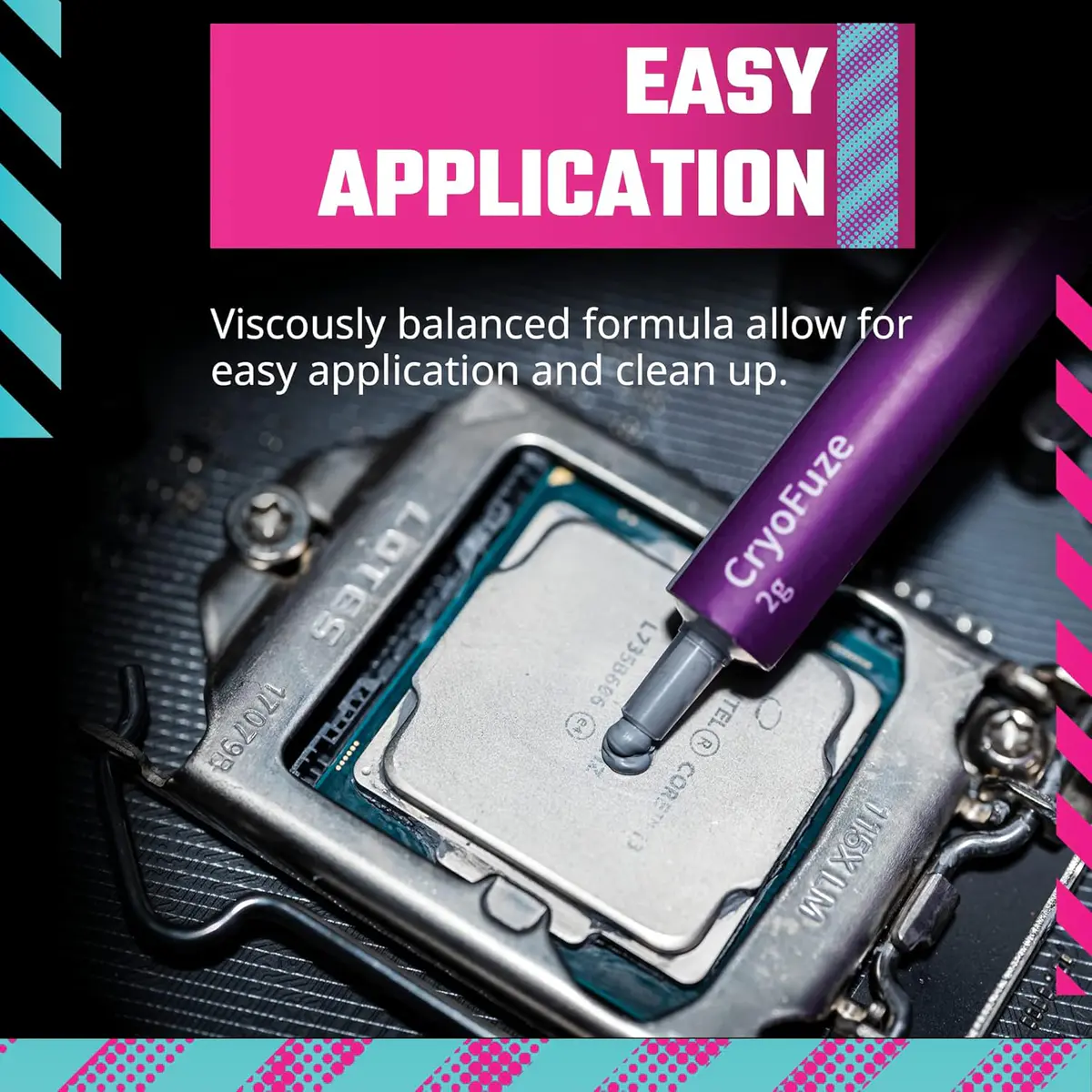 COOLER MASTER CRYOFUZE – PÂTE THERMIQUE HAUTE PERFORMANCE – 0.7 ML – JUSQU’À 240 DEGRÉ