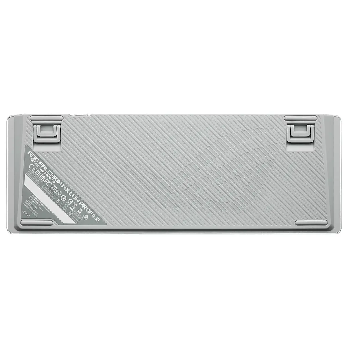 ASUS ROG FALCHION RX LOW PROFILE – CLAVIER GAMING – USB – BLUETOOTH – 2.4 GHZ – RGB AURA – WHITE