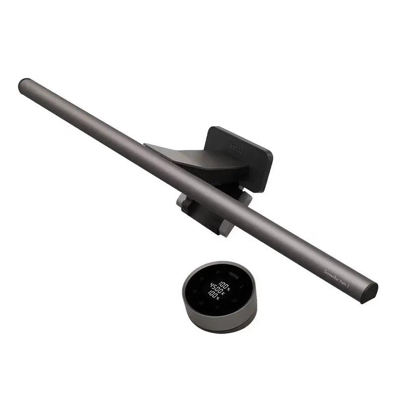 LAMPE DE MONITEUR BENQ SCREENBAR HALO 2 LED USB AVEC TELECOMMANDE SANS FIL – NOIR