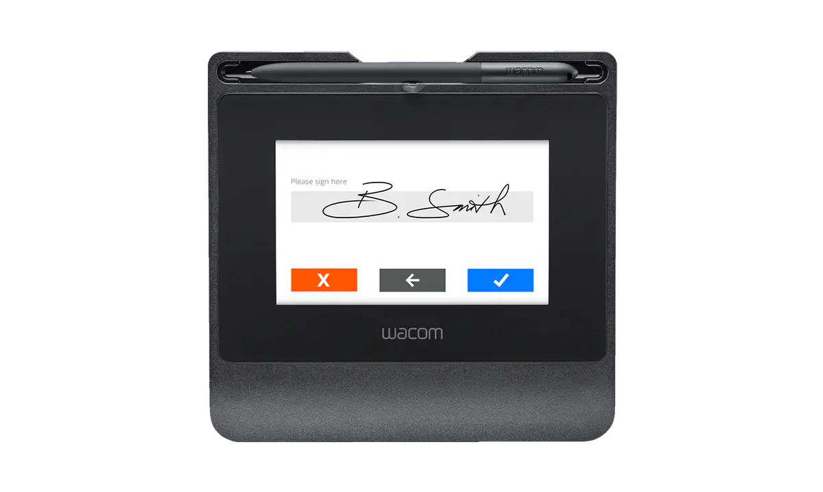 WACOM TABLETTE DE SIGNATURE STU-540 – 5″ LCD TFT – STYLET – 800 x 480 PXLS – 2540 LPI – USB – NOIR