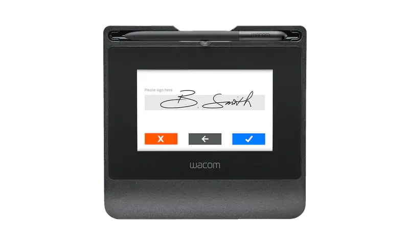 WACOM TABLETTE DE SIGNATURE STU-540 – 5″ LCD TFT – STYLET – 800 x 480 PXLS – 2540 LPI – USB – NOIR