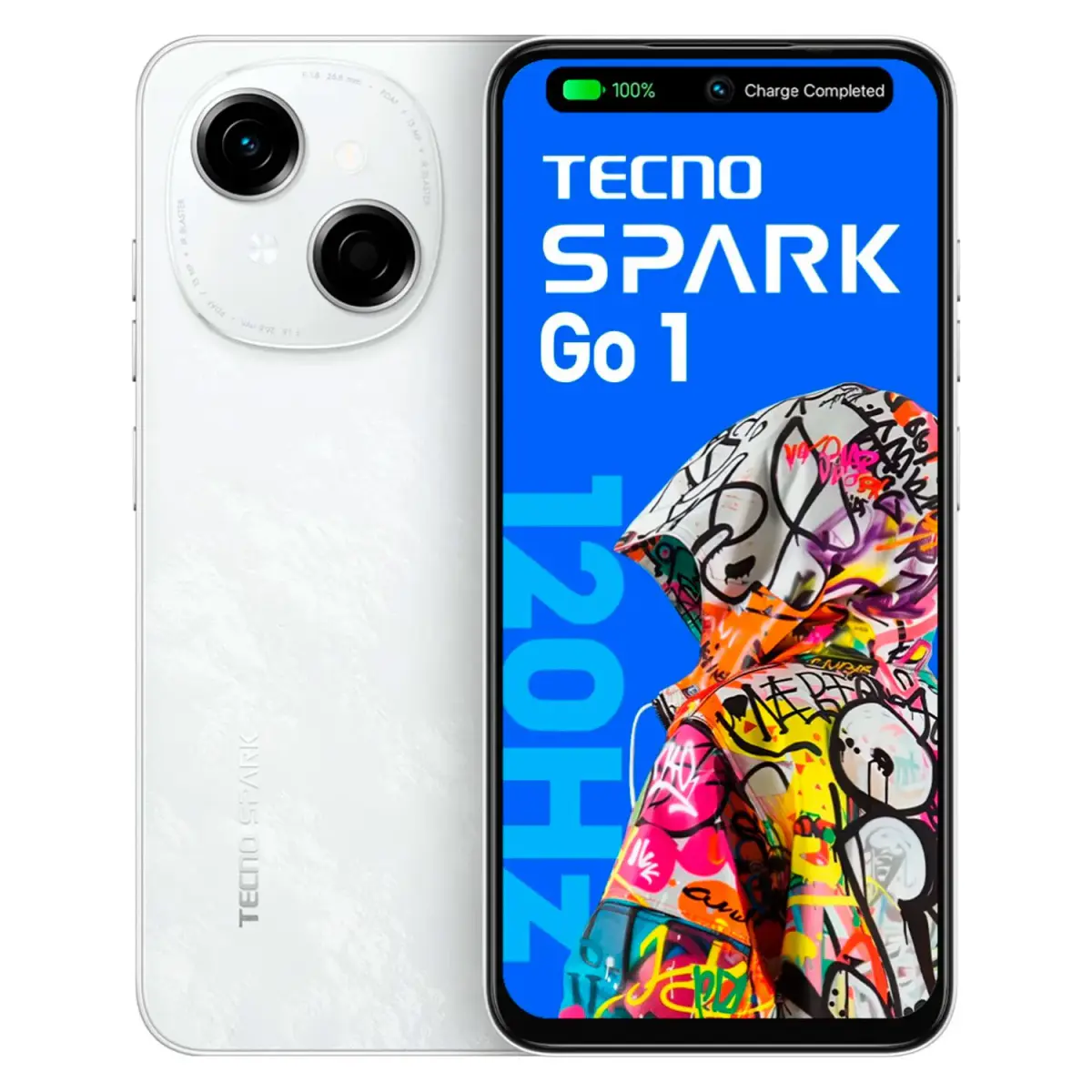 SMARTPHONE TECNO SPARK GO1 KL4 – DUAL SIM – 4 + 4GB EXTENDED – 128GB – 6,67″ 120HZ IPS – 13MPXL – 5000 MAH