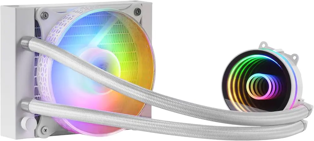 WATERCOOLING MARS GAMING ML-ONE120- MULTI SOCKET- TDP 200W- INFINITY MIRROR- FRGB SILENT FAN- PINK