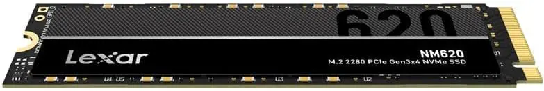 LEXAR NM620 1To – SSD M.2 – Disque Dur interne – NVMe – jusqu’à 3500 Mo/s