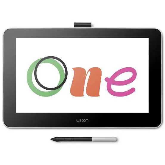 WACOM ONE 13 PEN DISPLAY – TABLETTE GRAPHIQUE DTC133W0B – 13.3″ TACTILE FHD – STYLET – USB-C -BLACK