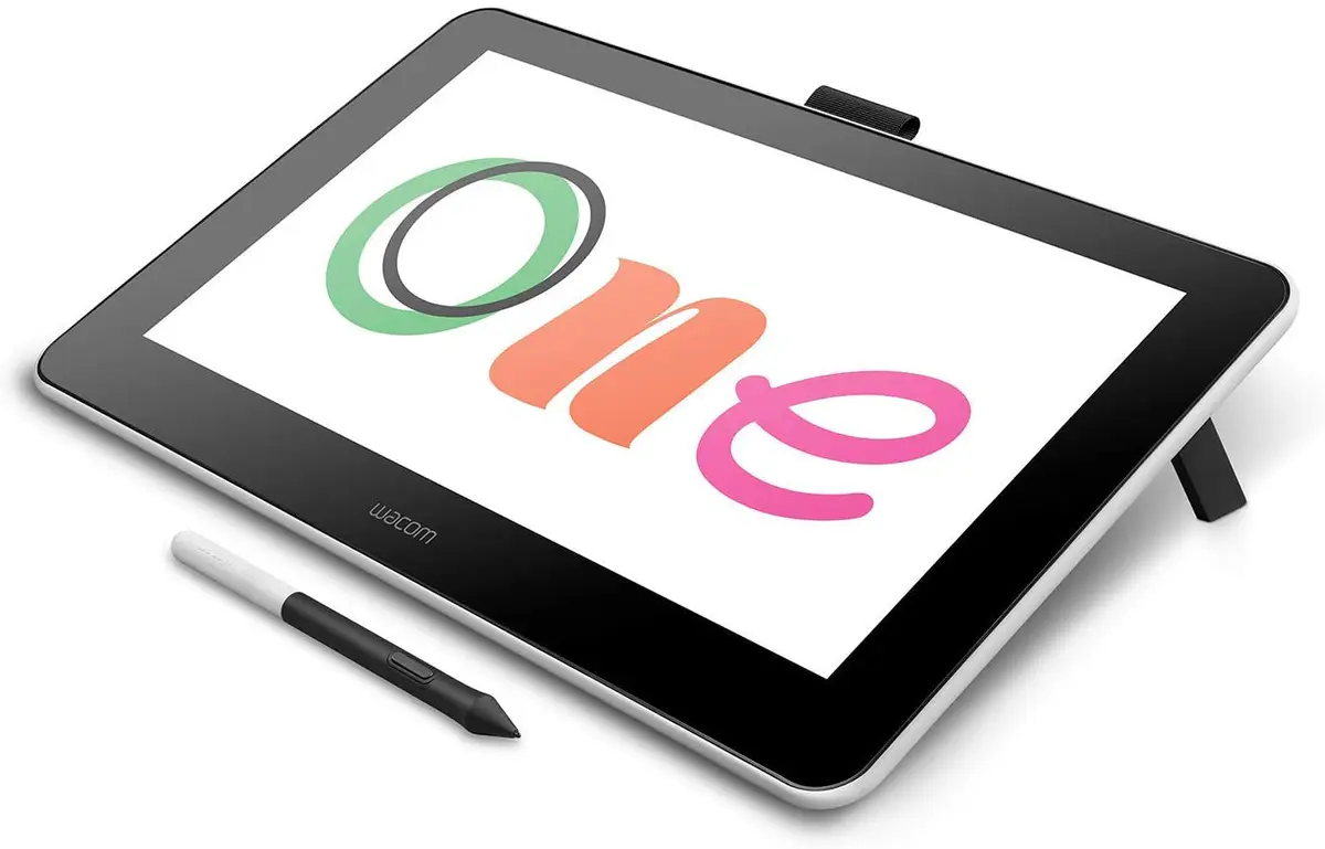 WACOM ONE 13 PEN DISPLAY – TABLETTE GRAPHIQUE DTC133W0B – 13.3″ TACTILE FHD – STYLET – USB-C -BLACK