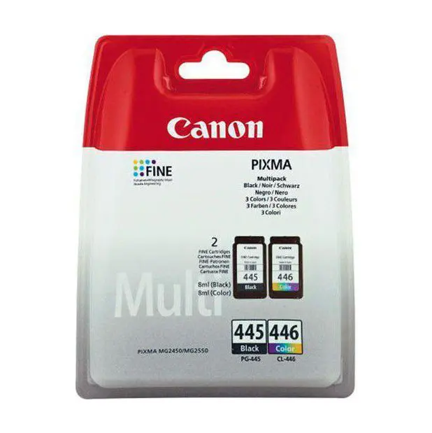 CANON PACK CARTOUCHE COULEUR ORIGINAL PG 445/CL 446