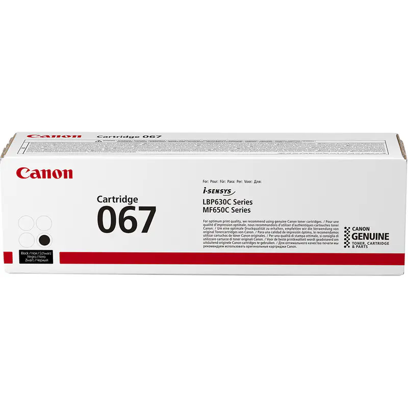 CANON 067 Pack Toner Originale Pour I-SENSYS MF651Cw MF655Cdw MF657Cdw