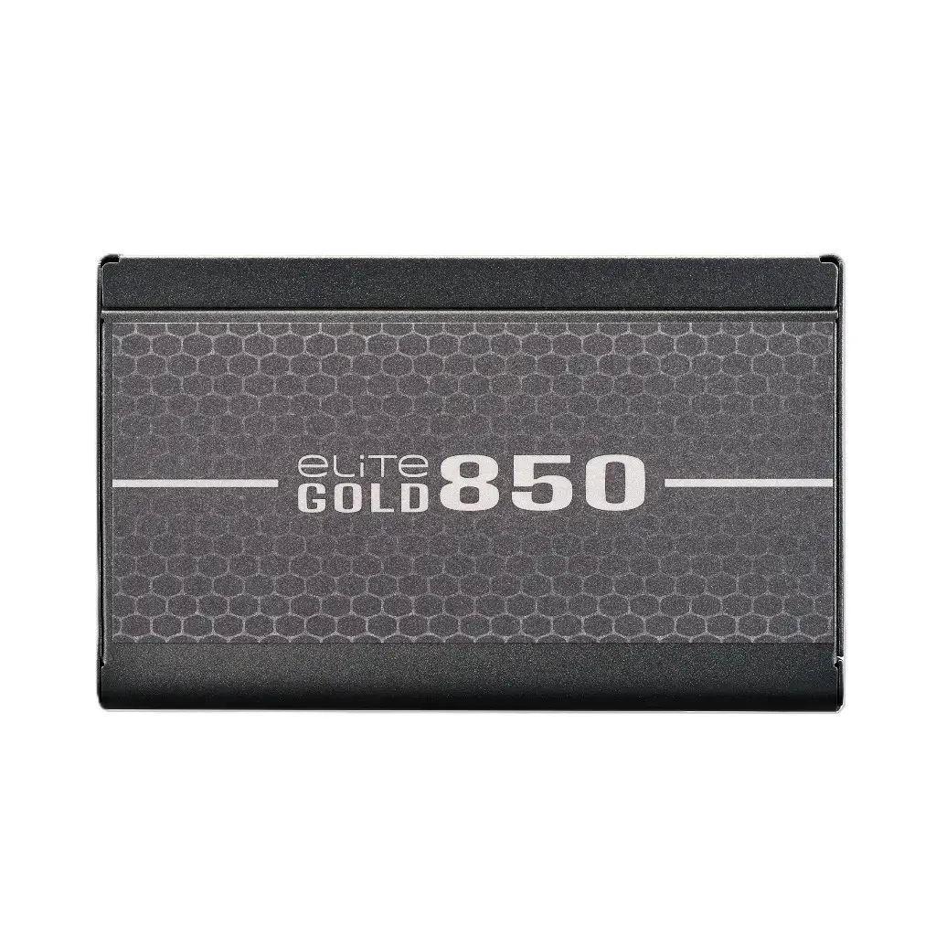COOLER MASTER ELITE GOLD 850W – ALIMENTATION PC 850W – 80 PLUS GOLD – ATX 3.1 – PCIe 5.1 – FULL MODULAIRE – 12V-2×6 – VENTILATEUR 120 MM