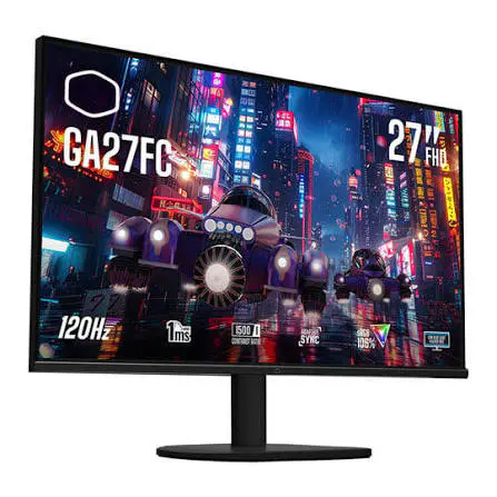 ECRAN COOLER MASTER GA27FC – GAMING 27″ FULL HD – 120HZ – 1MS MPRT – AMD FREESYNC – HDR10 – BLACK