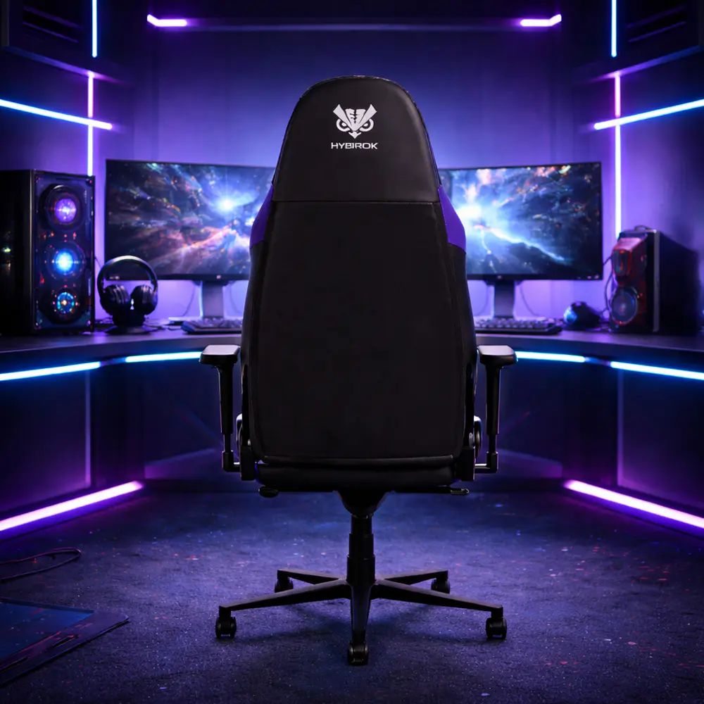 CHAISE GAMING HYBROK AUGENSTERN 1002 – ERGONOMIQUE – ACCOUDOIRS RÉGLABLES – DOSSIER INCLINABLE – ORIGINAL