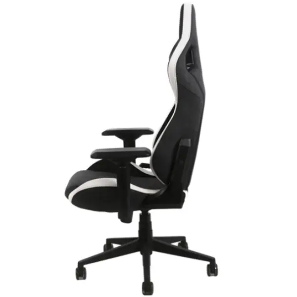 CHAISE GAMING HYBROK DESTINITY – CUIR PU – NOIR & GRIS – ACCOUDOIRS 4D – DOSSIER INCLINABLE 90 À 155 – COUSSINS FOURNIS – BALCK & GREY