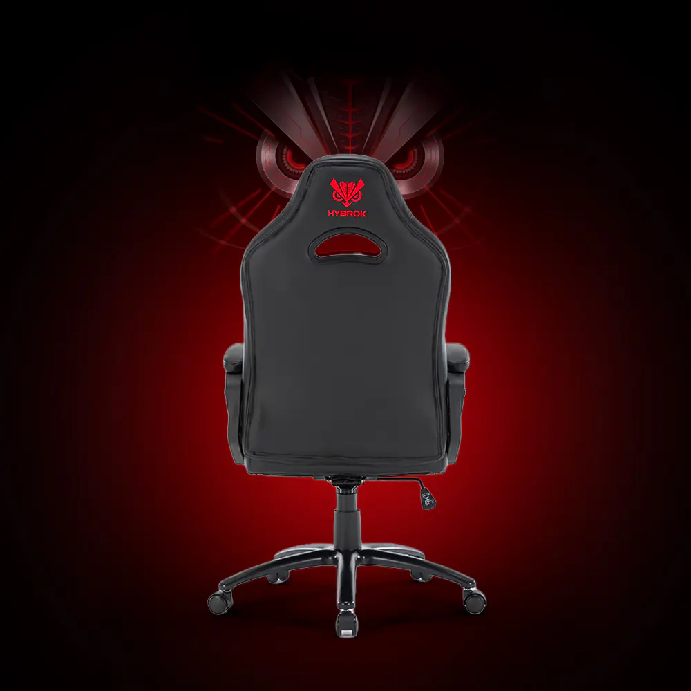 HYBROK SILENCE – CHAISE GAMING ERGONOMIQUE – CONFORT OPTIMAL – DOSSIER INCLINABLE – PIVOTANTE 360 DEGREE – ORIGINAL