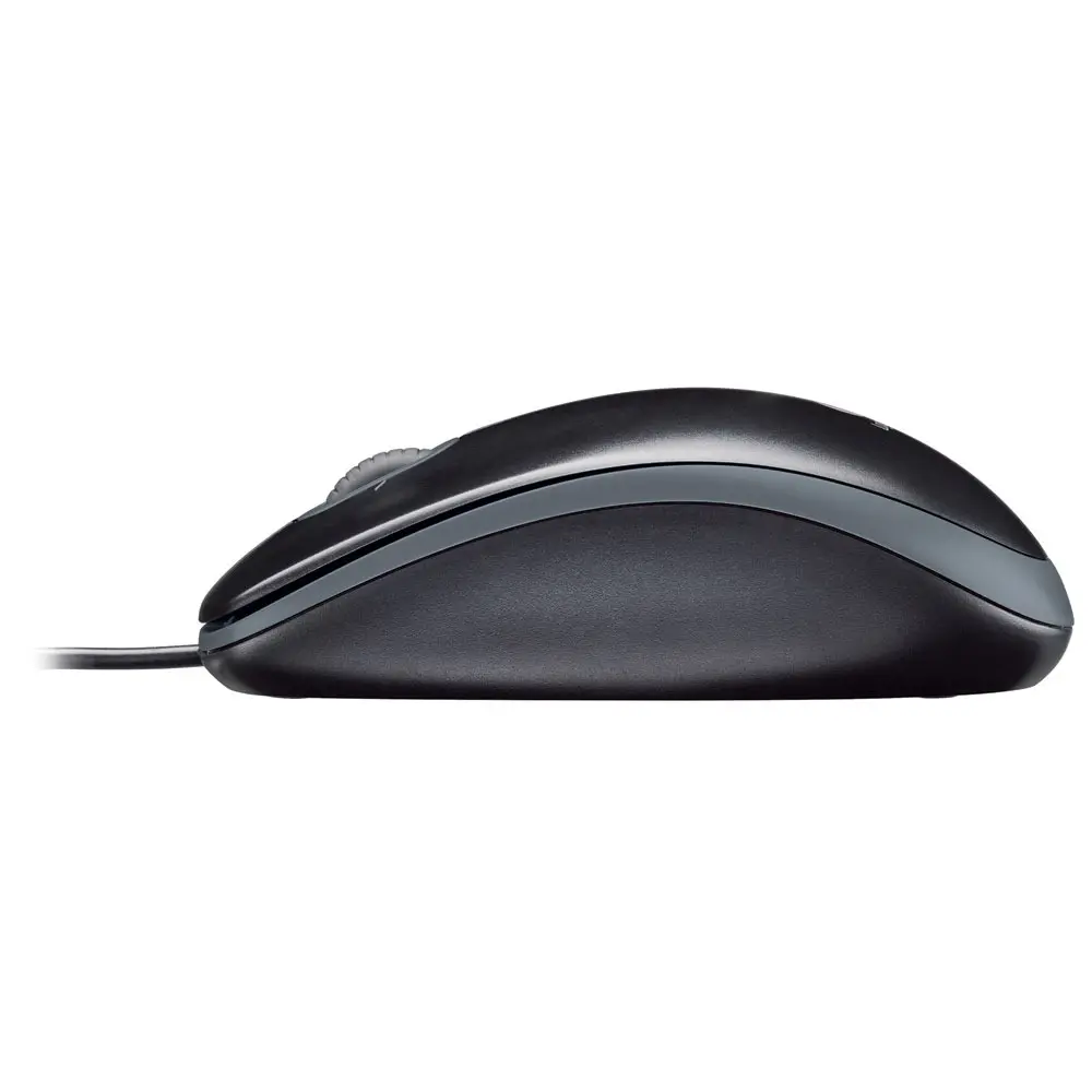 LOGITECH MK120 – COMBO CLAVIER + SOURIS FILAIRE USB, CONFORTABLE, RÉSISTANT, PLUG & PLAY – BLACK