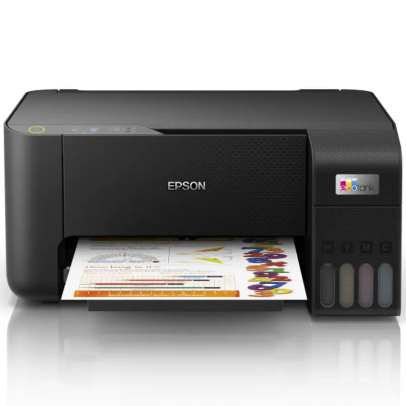 EPSON L3210 IMPRIMANTE MULTIFONCTION À RÉSERVOIR INTÉGRÉ 3EN1 COULEUR COTANK L3210 / USB – BLACK
