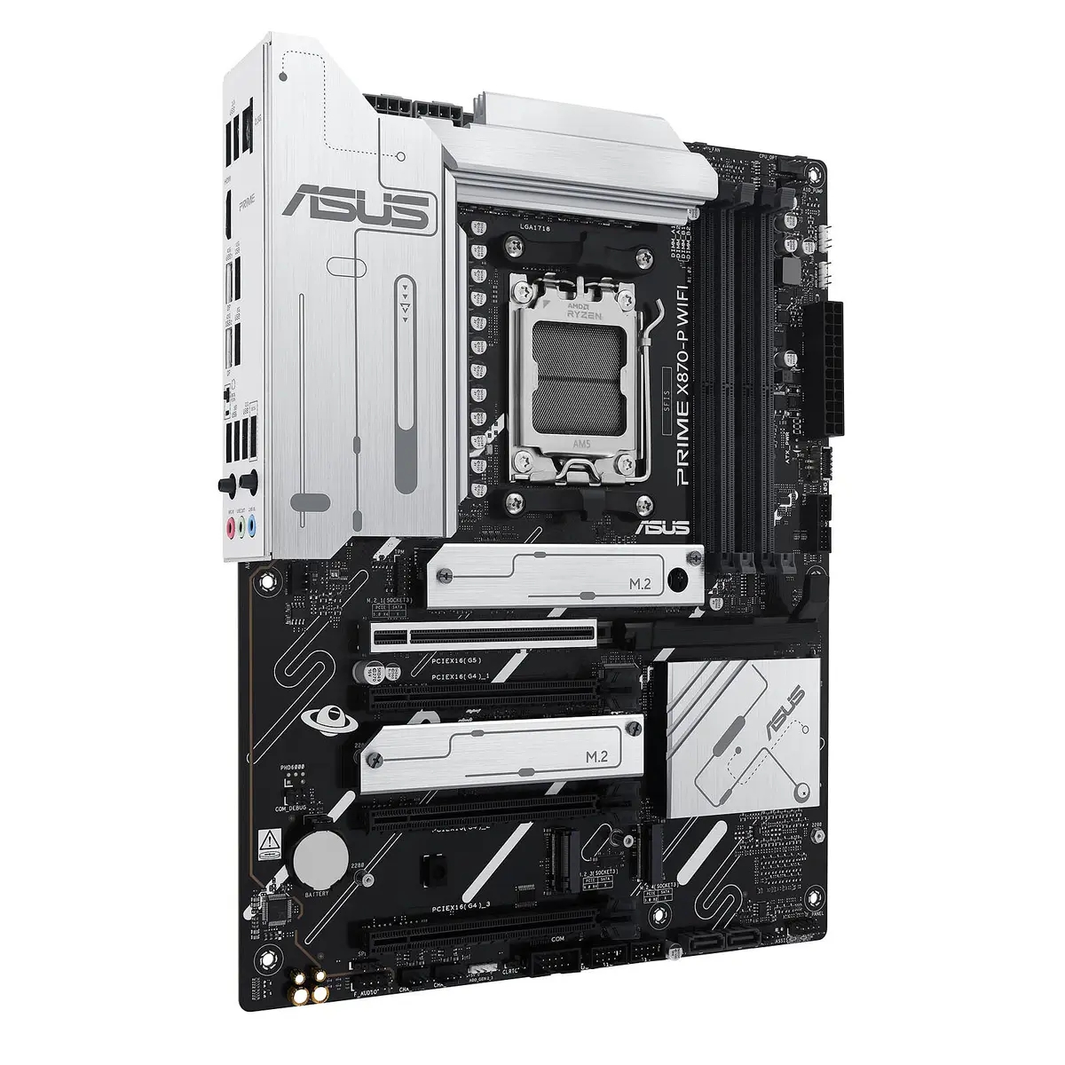 ASUS PRIME X870-P WIFI – SOCKET AM5 X870 – 4xDDR5 – M.2 PCIE 5.0 – LAN 2.5 – WI-FI 7 – BLUETOOTH 5.4