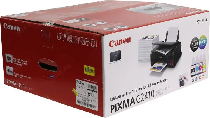 Canon PIXMA G2410 Imprimante Multifonction Couleur Jet D Encre – Impression – Copie Et Numérisation
