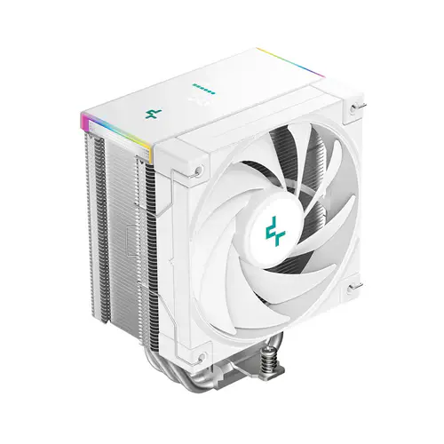 DEEPCOOL AK500S DIGITAL SE – AIRCOOLING ÉCRAN DIGITAL – ARGB – 120 MM PWM – 1850 RPM – INTEL & AMD – WHITE