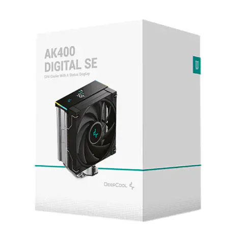 DEEPCOOL AK400 DIGITAL SE – AIRCOOLING ÉCRAN DIGITAL – ARGB – 120 MM PWM – 1850 RPM – INTEL & AMD – BLACK