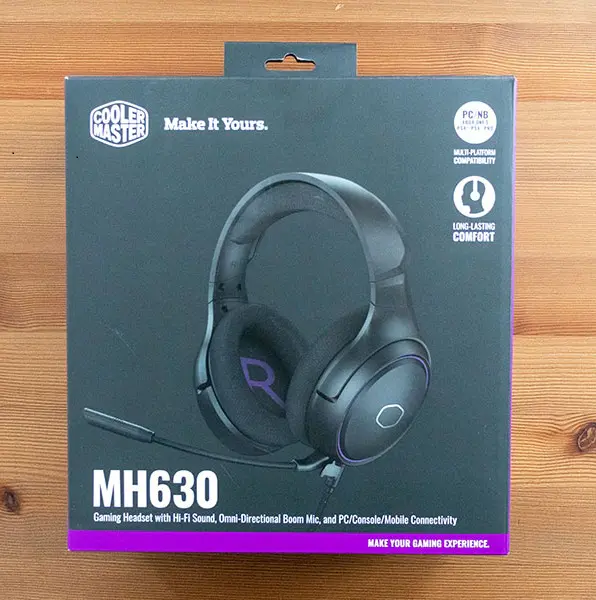 COOLER MASTER MH630 – CASQUE-MICRO FILAIRE – GAMING CIRCUMAURAL -STÉRÉO – FLEXIBLE – USB – BLACK