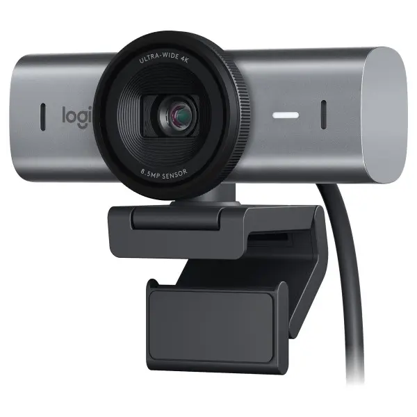 LOGITECH MX BRIO 4K – AUTOFOCUS – HDR – AI ZOOM – DOUBLE MICRO – USB-C – CLIP UNIVERSEL