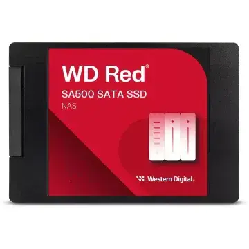 WESTERN DIGITAL RED SA500 – 500GB SSD SATA 2.5 – 6GB/S – 560MB/S – NAS 3D NAND – SYNOLOGY – BLACK