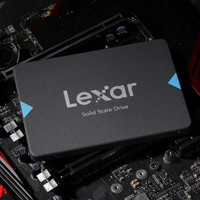LEXAR NQ100 – DISQUE DURE INTERN SSD 2.5″ SATA III – JUSQU’À 550 MO/S – STOCKAGE RAPIDE – ORIGINAL – BLACK