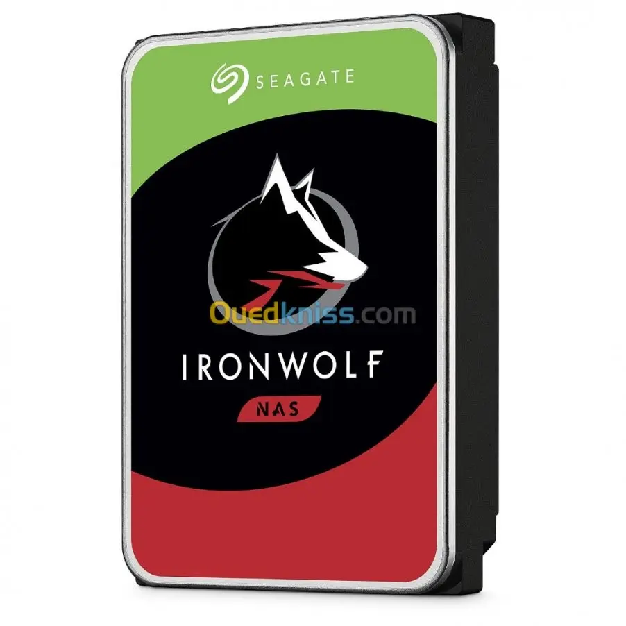 SEAGATE IRONWOLF NAS – DISQUE 8TB HDD – 3.5″ SATA – RED NAS – 7200 RPM – cache 256 MO – CMR – ST8000VN004