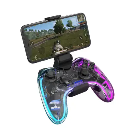 MANETTE DE JEUX XTRIKE ME GP-52 – SANS FIL RGB – PHONE HOLDER – PS4 – SWITCH -ANDROID PC – TYPE-C