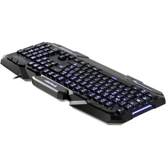 TEMPEST K8 RADIANCE RGB – CLAVIER GAMING RÉTROÉCLAIRÉ – ANTI-GHOSTING – 3 COULEURS LED – BLACK