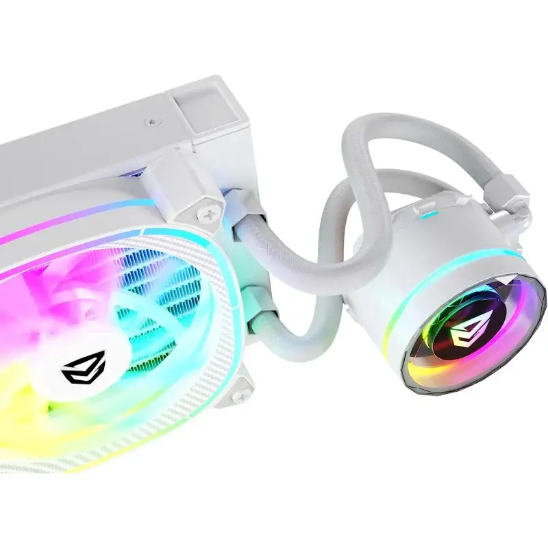 NFORTEC ATRIA X 240 MM – WATERCOOLING AIO – INTEL & AMD – SILENCIEUX – RGB – 2FAN 240 WTD – WHITE