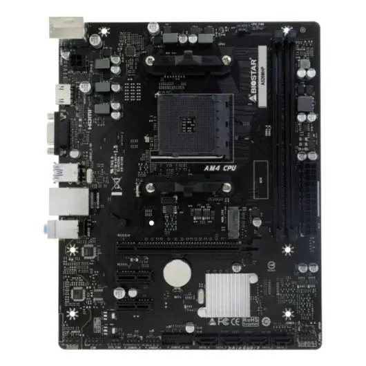 BIOSTAR A520MHP – CARTE MÈRE MICRO-ATX – AMD AM4 – AMD A520 2 X DDR4 – SATA III – SLOT M.2 – BLACK