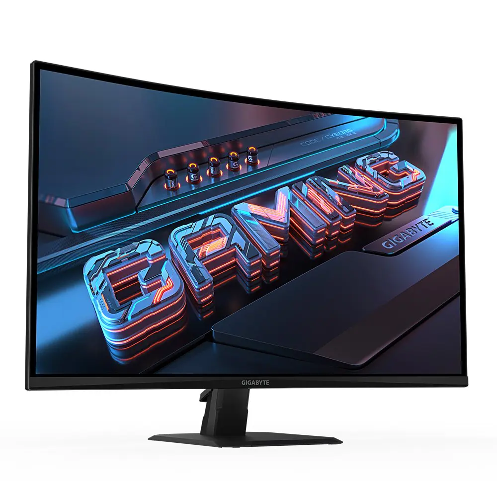 GIGABYTE GS32QC – GAMING MONITEUR – 32″ CUREVED QHD – 165Hz – 1ms – HDR – HDMI 2.0 – NOIR