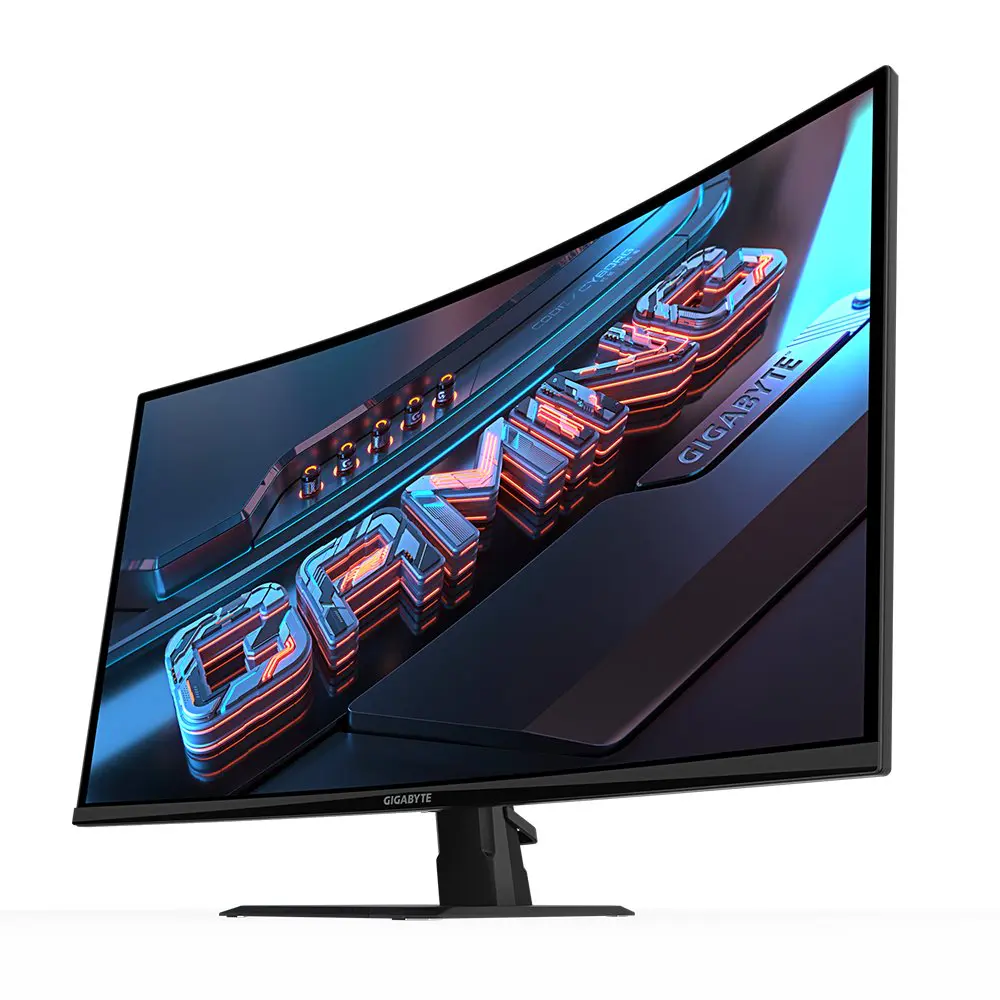 GIGABYTE GS32QC – GAMING MONITEUR – 32″ CUREVED QHD – 165Hz – 1ms – HDR – HDMI 2.0 – NOIR