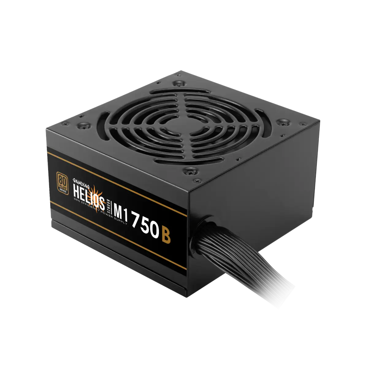 GAMDIAS HELIOS M1-750B – ALIMENTATION 750W – 80 PLUS BRONZE – ATX12V V2.4 – FAN SILENCIEUX – BLACK
