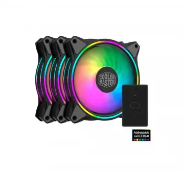 COOLER MASTER MASTERFAN MF120 HALO RGB 3 IN 1 – VENTILATEURS DE BOÎTIER 120 mm ARGB – 62 CFM -BLACK