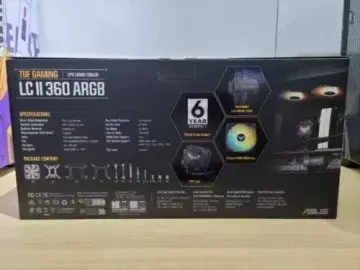 WATERCOOLING ASUS TUF GAMING LC II 360 ARGB – 3 FAN 120 MM – TUBE RENFORCÉ -MULTI SOCKET- AURA SYNC