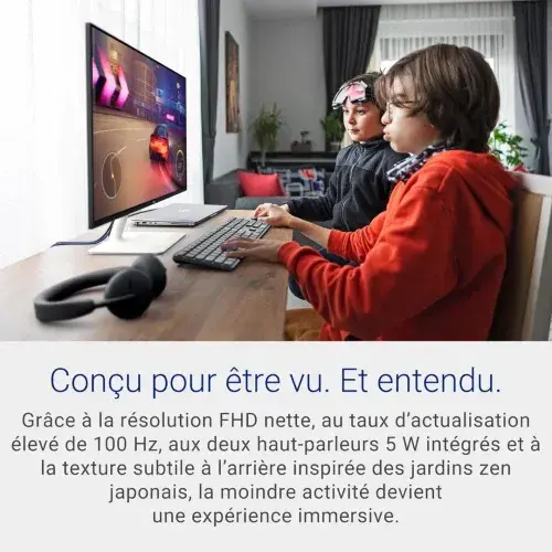 ECRAN DELL S2425H – 24″ FULL HD – IPS – 100HZ – 4MS – 2X HDMI – SPEAKERS – ULTRA-THIN BEZELS – WHITE