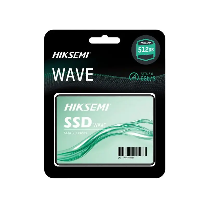 HIKSEMI WAVE SATA III 3.0 – 512GB – DISQUE DUR SSD INTERN – 6GB/S – 510 MO/S – PC & LAPTOP – BLACK