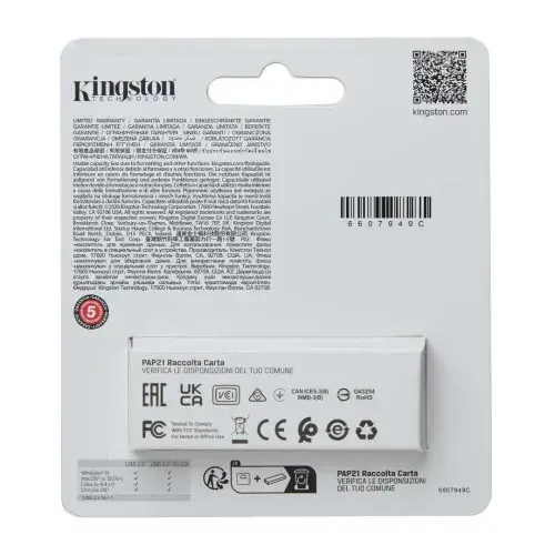 KINGSTON DATATRAVELER EXODIA S 256GB – FLASH DISQUE 256GB – USB TYPE-A 3.2 – TRANSFERT RAPIDE – BLACK